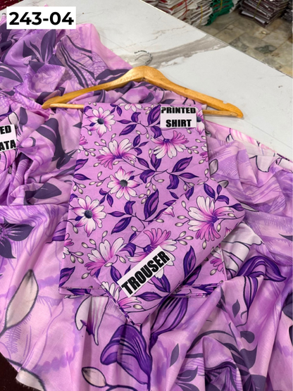 VOL 243 | DS 04 | AlKaram | DIGITAL PRINTED LAWN THREE PIECES