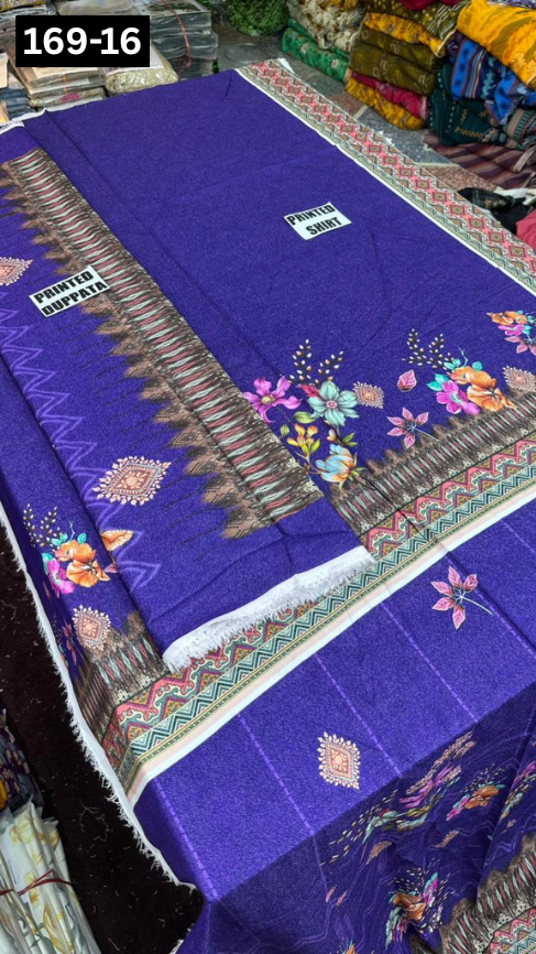 VOL 169 | DS 16 | DIGITAL PRINTED KARANDI 2PC SHIRT DUPATTA COLLECTION