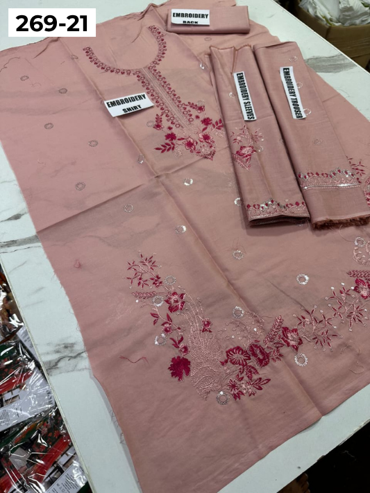 Vol-269 | DS 21 | KIDS EMBROIDERED LAWN 2PC