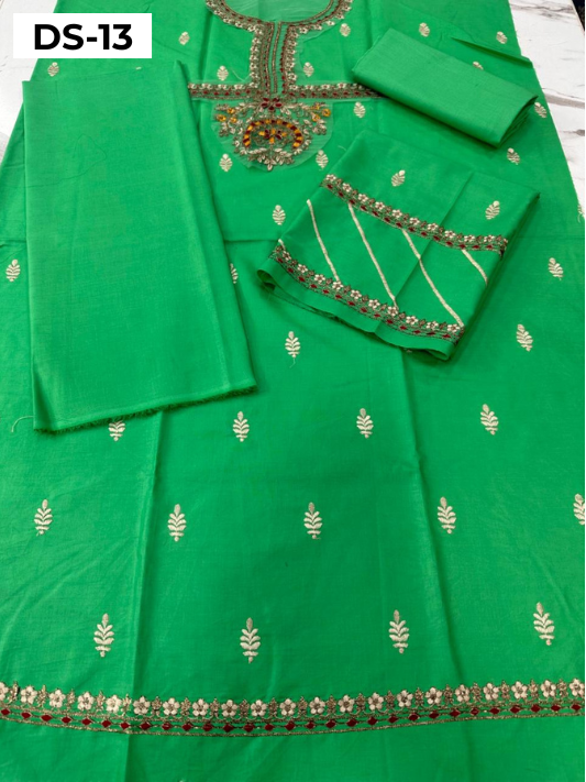 | DS 13-GREEN | KIDS EMBROIDERED LAWN 2PC