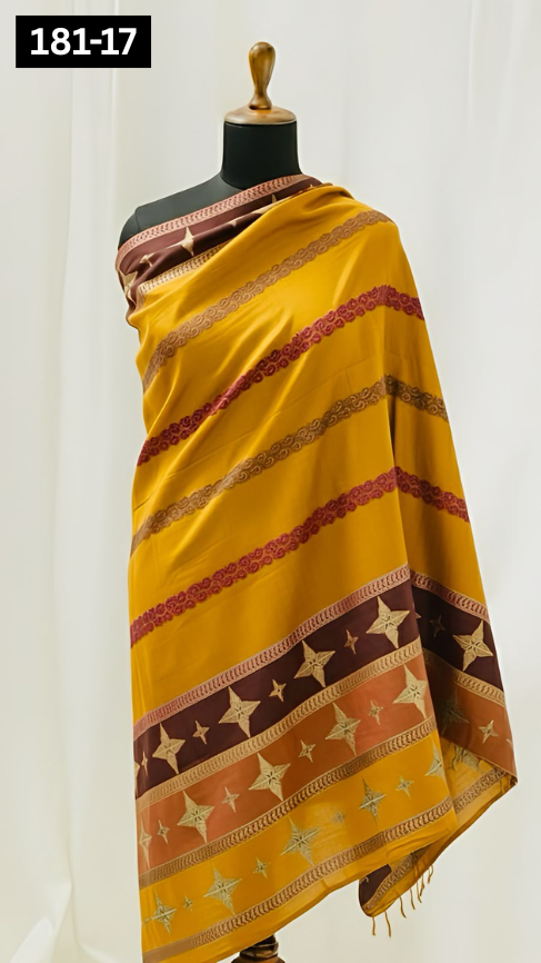 VOL 181 | DS 17 | MULTANI JACQUARD WOOL SHAWL