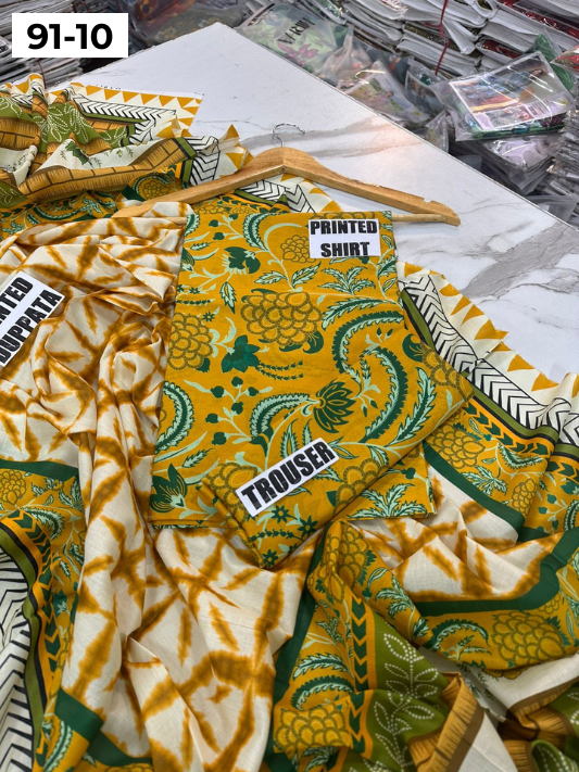VOL 91 | DS 10 | DIGITAL PRINTED LAWN 3PC LAWN DUPATTA
