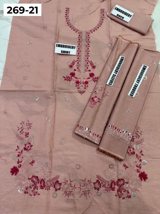 Vol-269 | DS 21 | KIDS EMBROIDERED LAWN 2PC