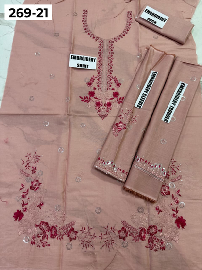 Vol-269 | DS 21 | KIDS EMBROIDERED LAWN 2PC
