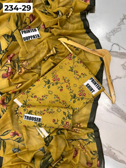VOL 234 | DS 29 | Baroque | DIGITAL PRINTED LAWN THREE PIECES