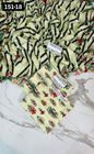 VOL 151 | DS 18 | DIGITAL PRINTED LINEN 3PC LINEN DUPATTA