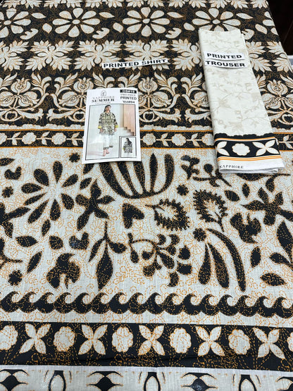 VOL 94 | DS 19 | DIGITAL PRINTED LAWN 2PC | CO-ORD SET |