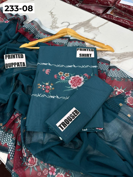 VOL 233 | DS 08 | Coco By Shanaya | DIGITAL PRINTED LAWN THREE PIECES