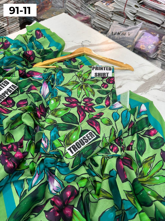 VOL 91 | DS 11 | DIGITAL PRINTED LAWN 3PC LAWN DUPATTA