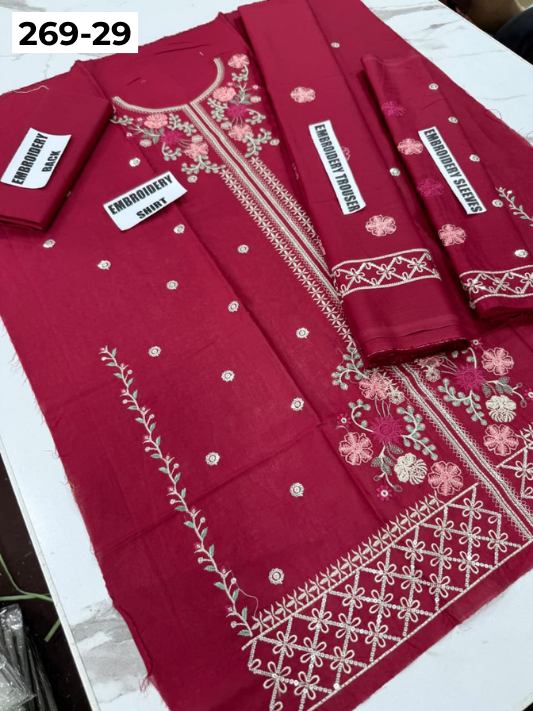 Vol-269 | DS 29 | KIDS EMBROIDERED LAWN 2PC