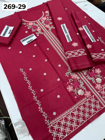 Vol-269 | DS 29 | KIDS EMBROIDERED LAWN 2PC