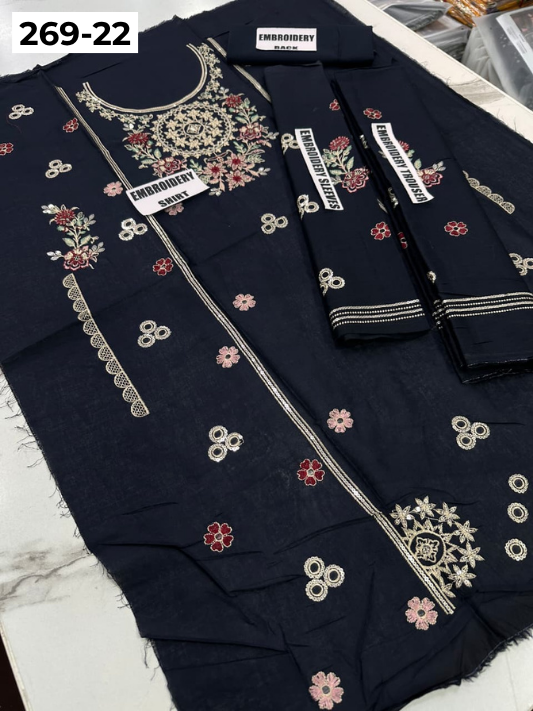 Vol-269 | DS 22 | KIDS EMBROIDERED LAWN 2PC
