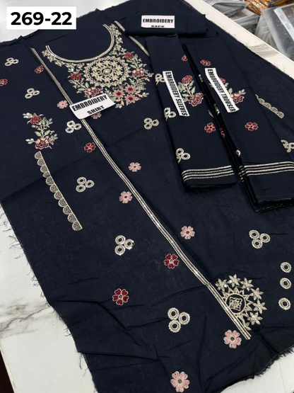 Vol-269 | DS 22 | KIDS EMBROIDERED LAWN 2PC