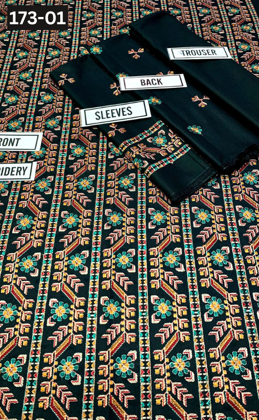 VOL 173 | DS 01 | DHANAK EMBROIDERED 2PC