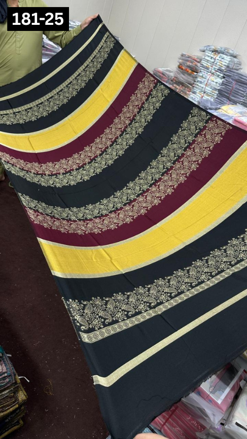 VOL 181 | DS 25 | MULTANI JACQUARD WOOL SHAWL