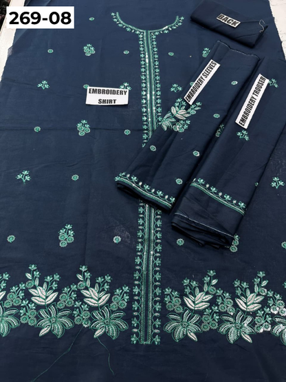 Vol-269 | DS 08 | KIDS EMBROIDERED LAWN 2PC