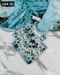 VOL 144 | DS 01 | DIGITAL PRINTED LAWN 3PC VOIL LAWN DUPATTA