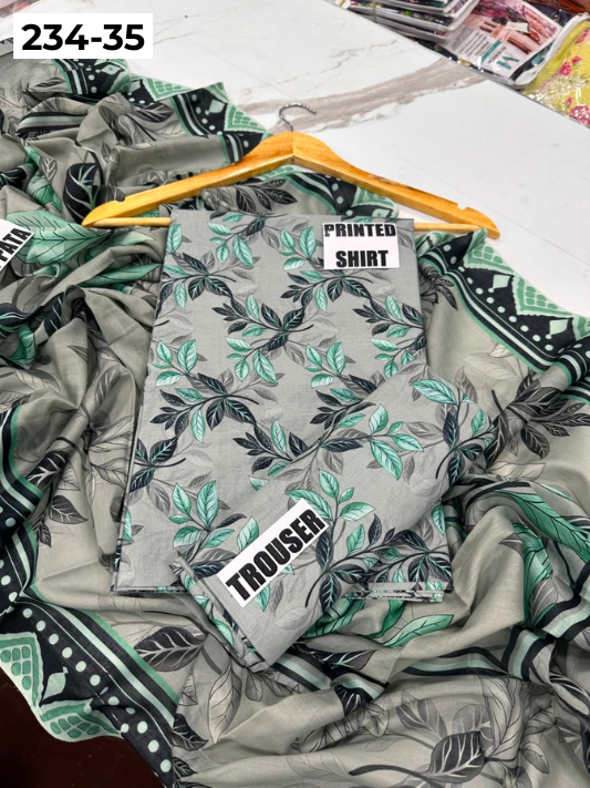 VOL 234 | DS 35 | Baroque | DIGITAL PRINTED LAWN THREE PIECES