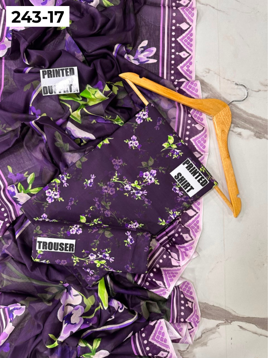 VOL 243 | DS 17 | AlKaram | DIGITAL PRINTED LAWN THREE PIECES