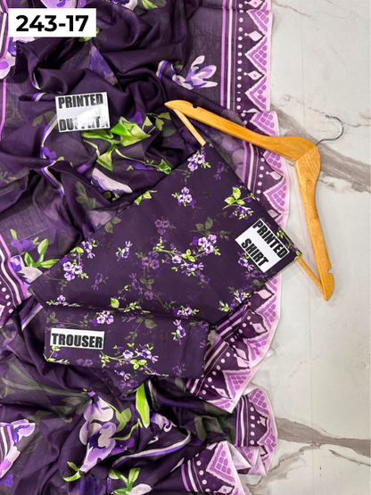 VOL 243 | DS 17 | AlKaram | DIGITAL PRINTED LAWN THREE PIECES