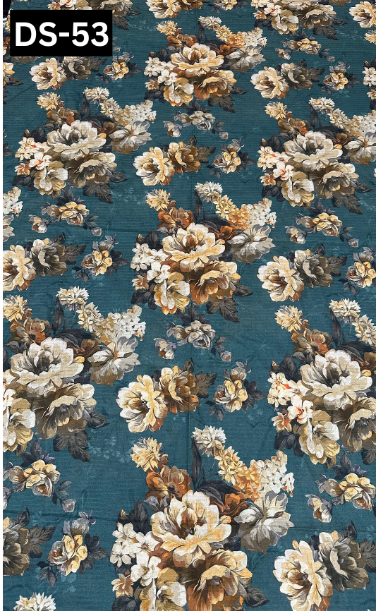 LAWN BANA DORA ALLOWER DIGITAL PRINTED 2PC | DS 53 |