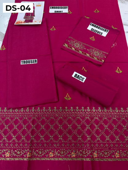 | DS 04-HOTPINK | KIDS EMBROIDERED LAWN 2PC