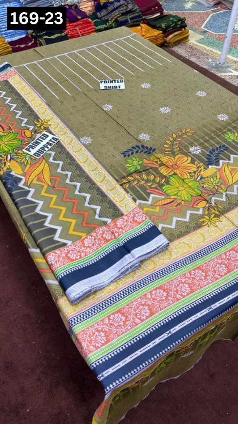 VOL 169 | DS 23 | DIGITAL PRINTED DHANAK 2PC SHIRT DUPATTA COLLECTION