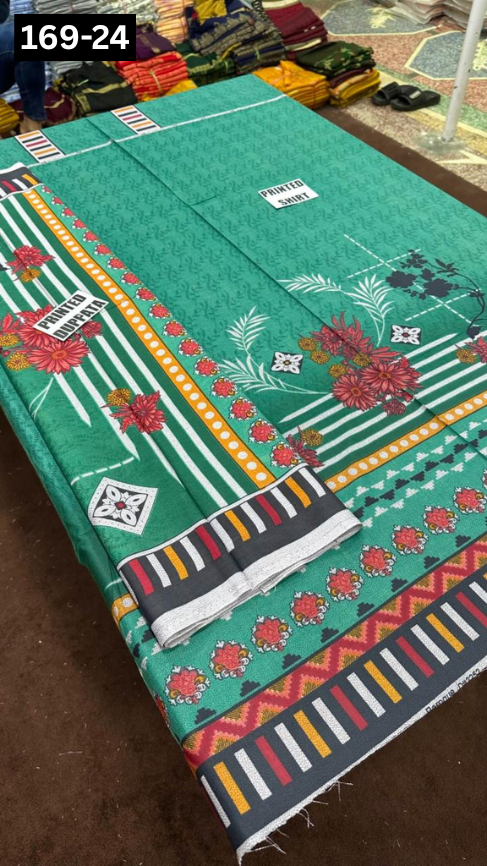 VOL 169 | DS 24 | DIGITAL PRINTED DHANAK 2PC SHIRT DUPATTA COLLECTION