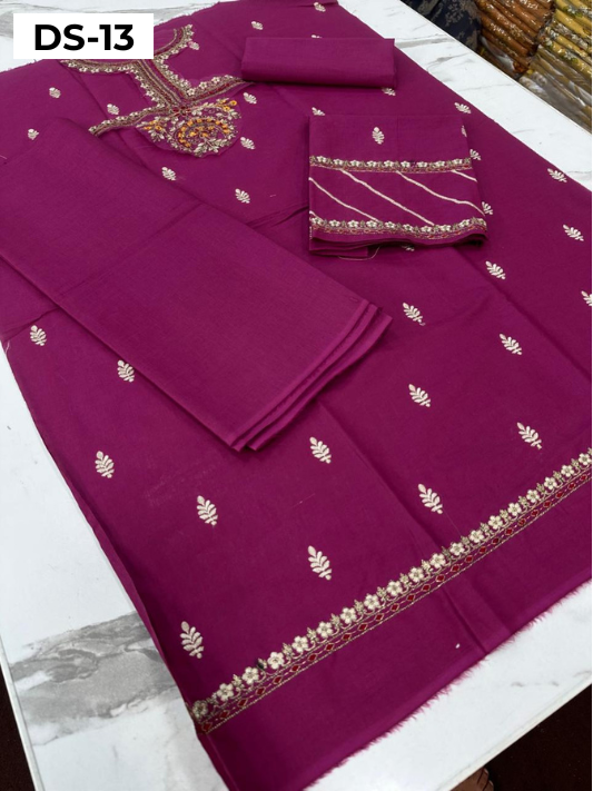 | DS 13-HOTPINK | KIDS EMBROIDERED LAWN 2PC