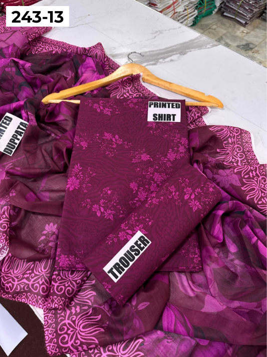 VOL 243 | DS 13 | AlKaram | DIGITAL PRINTED LAWN THREE PIECES