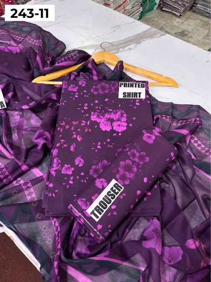 VOL 243 | DS 11 | AlKaram | DIGITAL PRINTED LAWN THREE PIECES