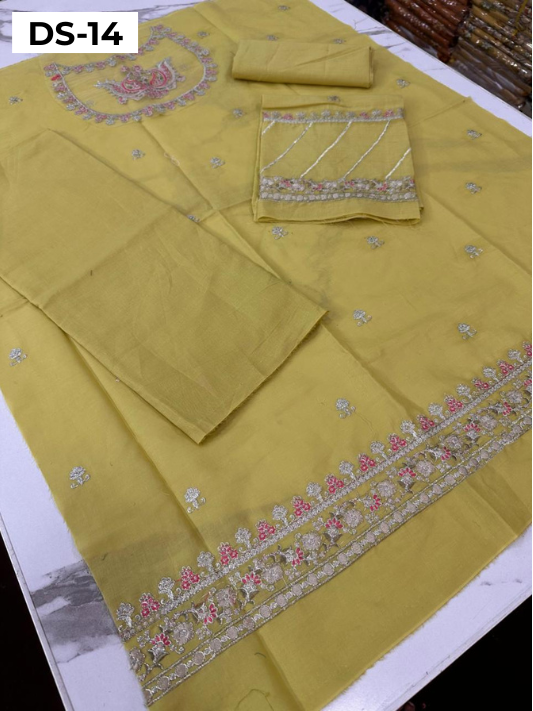 | DS 14-GREEN | KIDS EMBROIDERED LAWN 2PC