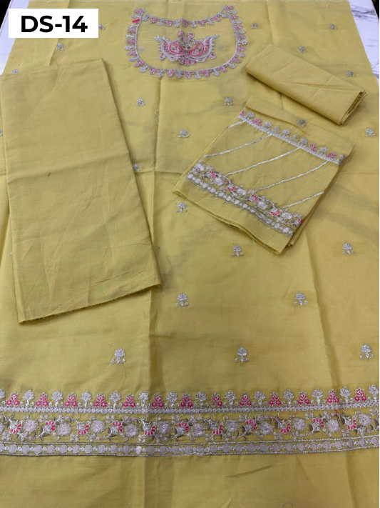 | DS 14-GREEN | KIDS EMBROIDERED LAWN 2PC