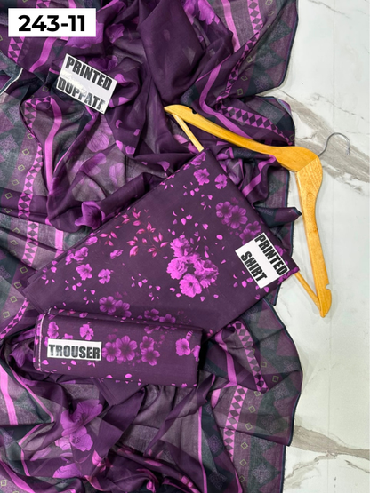 VOL 243 | DS 11 | AlKaram | DIGITAL PRINTED LAWN THREE PIECES