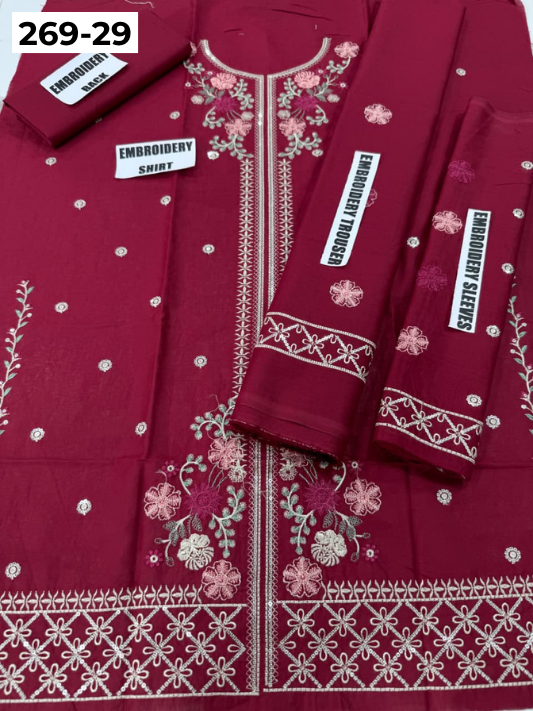 Vol-269 | DS 29 | KIDS EMBROIDERED LAWN 2PC