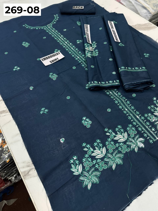 Vol-269 | DS 08 | KIDS EMBROIDERED LAWN 2PC