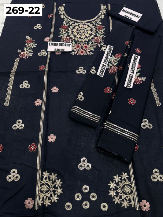 Vol-269 | DS 22 | KIDS EMBROIDERED LAWN 2PC