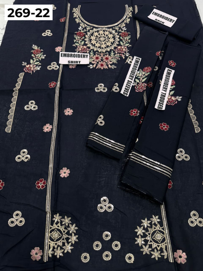 Vol-269 | DS 22 | KIDS EMBROIDERED LAWN 2PC