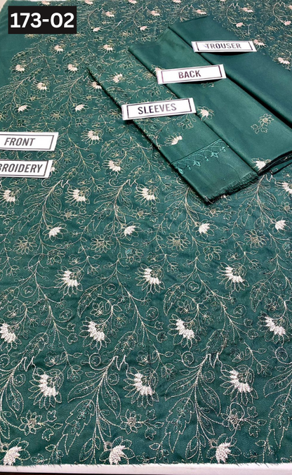 VOL 173 | DS 02 | DHANAK EMBROIDERED 2PC