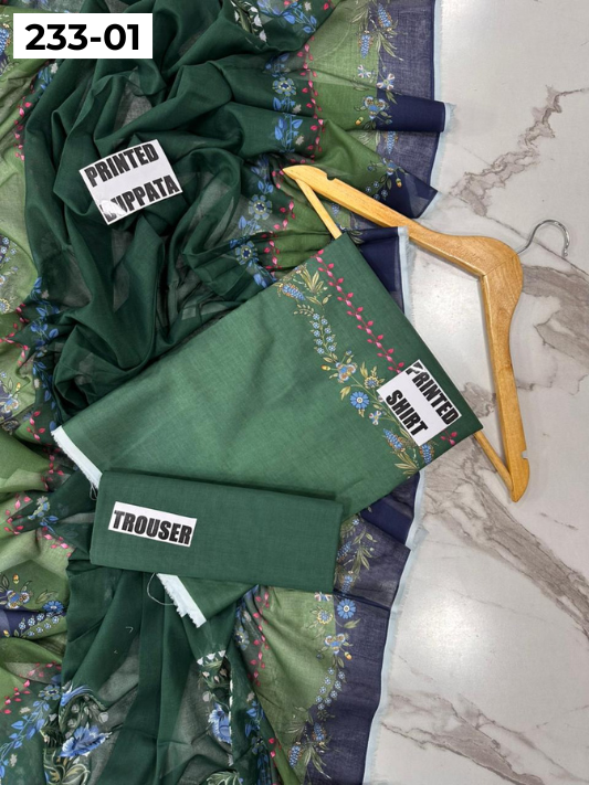 VOL 233 | DS 01 | Coco By Shanaya | DIGITAL PRINTED LAWN THREE PIECES