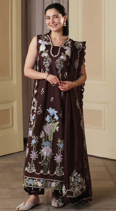 VOL 272 | DS 07 | DHANAK CHAMKI LUXURY EMBROIDERY 3PC