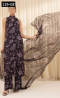VOL 115 | DS 02  | DIGITAL PRINTED BANADORA LAWN 3PC VOIL LAWN DUPATTA
