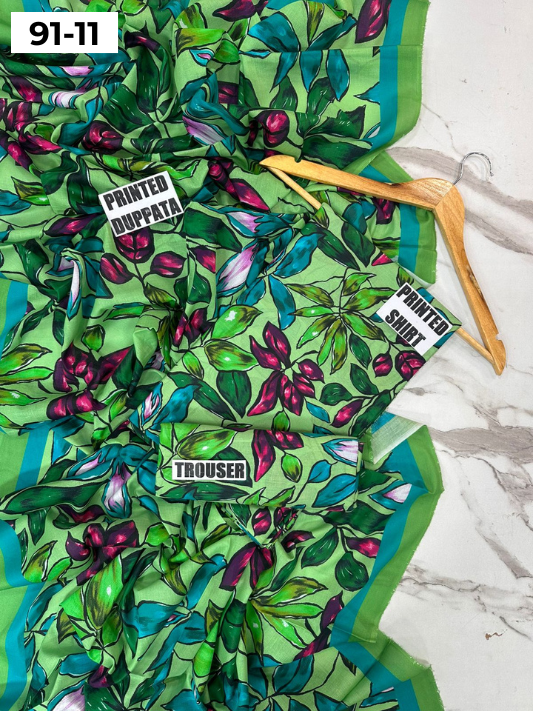 VOL 91 | DS 11 | DIGITAL PRINTED LAWN 3PC LAWN DUPATTA