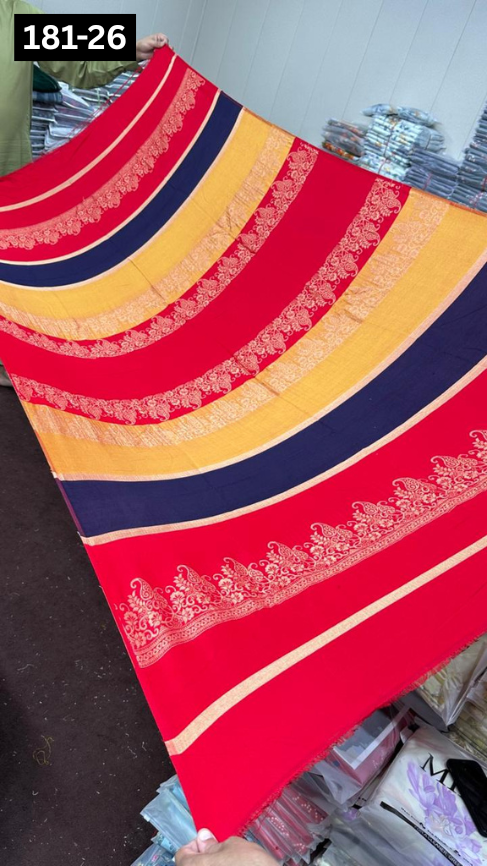 VOL 181 | DS 26 | MULTANI JACQUARD WOOL SHAWL