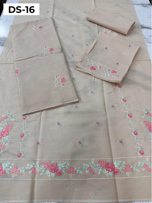 | DS 16-SKIN | KIDS EMBROIDERED LAWN 2PC
