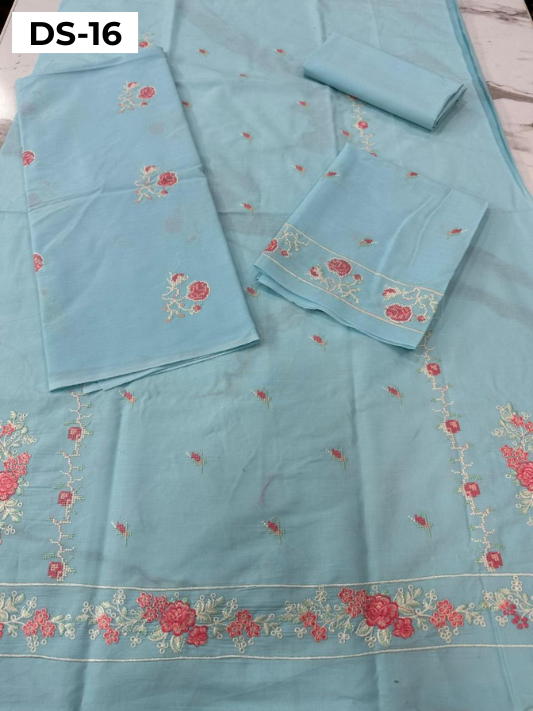 | DS 16-SKY | KIDS EMBROIDERED LAWN 2PC