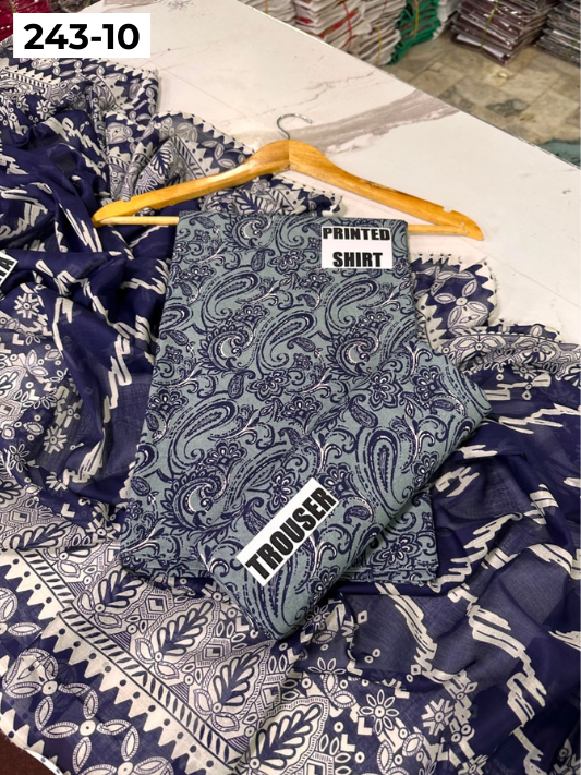 VOL 243 | DS 10 | AlKaram | DIGITAL PRINTED LAWN THREE PIECES