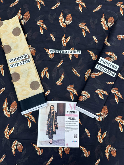 MIRHA | DS C346 | BANA DORA DIGITAL PRINTED LAWN 3PC