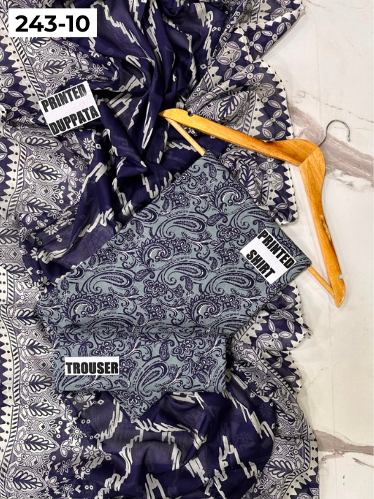 VOL 243 | DS 10 | AlKaram | DIGITAL PRINTED LAWN THREE PIECES