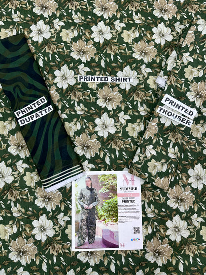 MIRHA | DS C351 | BANA DORA DIGITAL PRINTED LAWN 3PC